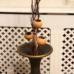 large vase 23 inch high with light up twigs
