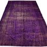 Rare Purple Overdyed Vintage Turkish Rug Image 3