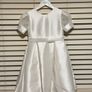Caroline dress white small with organza sleeve Image 3