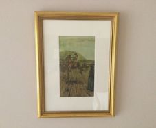 Art - Vintage Coloured Print ( Jack B. Yeats)