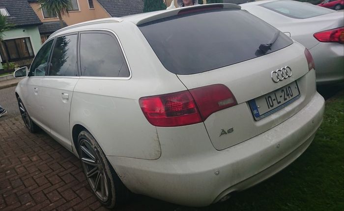 Audi a6 c6 S LINE estate 2.0tdi BRE 6 speed man flat bottom steering wheel leather seats bumpers black headliner healthy engine breaking all parts available