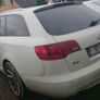 Audi a6 c6 S LINE estate 2.0tdi BRE 6 speed man flat bottom steering wheel leather seats bumpers black headliner healthy engine breaking all parts available Image 4
