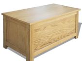 Storage Box 90x45x45 cm Solid Oak Wood