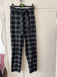 Women check trousers, size 36(UK8)