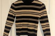 New Look Women's Black and Gold Sparkle Jumper - size UK 6
