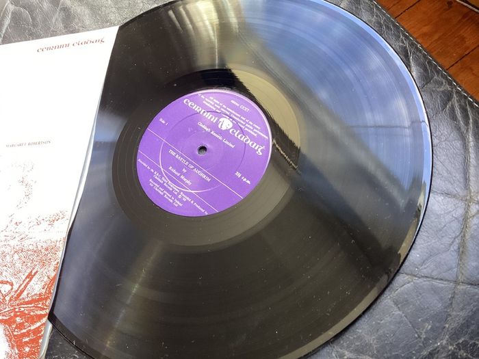 Rare Vintage Irish Vinyl The Battle of Aughrim by Richard Murphy LP