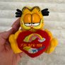 Garfield plush toy holding You Are My Dream by Paws approx. 11 cm. Used Please see photos Image 2