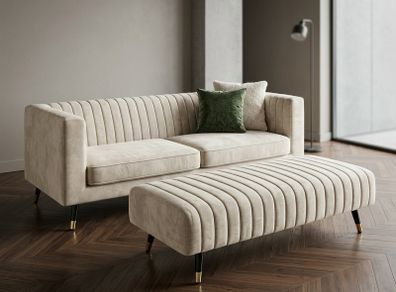 Stunning  Velvet Cream Suite