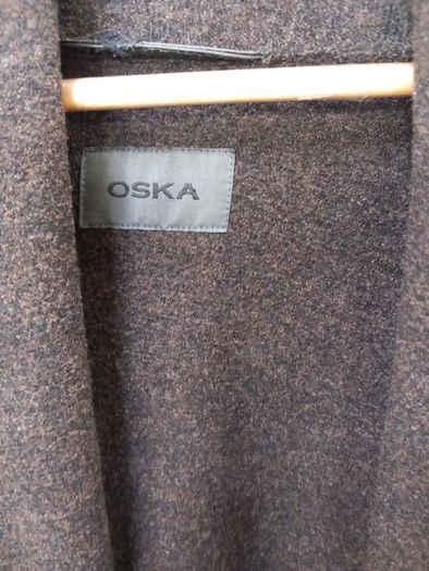 Oska Charcoal Brown Long Coat S18