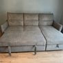 Grey Reversible Corner Sofa Bed with Storage Image 4