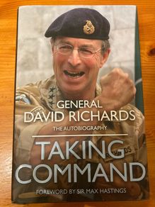 War book: 'Taking command. The autobiography' by General David Richards