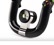 Xbox 360 wireless steering wheel
