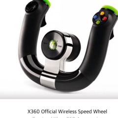 Xbox 360 wireless steering wheel