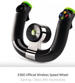 Xbox 360 wireless steering wheel
