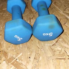 5kg x 2 dumbbells