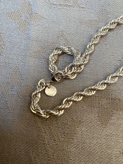 Stunning Tiffany Silver Necklace vintage