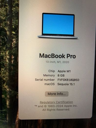 Macbook Pro 2020 M1 256 Like New