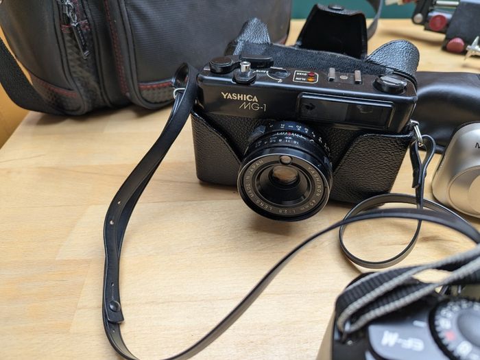 Vintage cameras and accessories