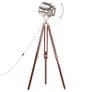 Tripod Floor Lamp Solid Mango Wood 180 cm Image 4