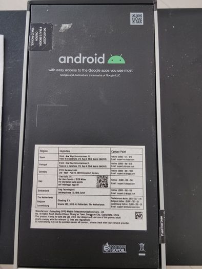 New Oppo Find X5 8gb 256gb