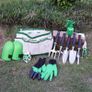Garden Tools, 11 Pieces Gardening Tools, Aluminum Alloy Garden Tools Set Gift Kit with Heavy Duty Tool Bag, Gardening Gifts for Women & Men Image 4