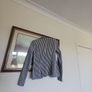 Beautifully Fitted, Chic Joseph Ribkoff Stripped Blazer Image 2