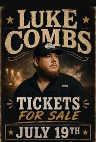 Luke combs 19th 1 standing ticket