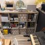 4 x 3 Cube Storage Unit Grey Finish Image 3