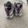 Jordan Two Trey trainers in white/ cherrywood red Image 3