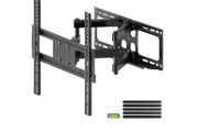 TV Wall Mount Bracket for 26-70 Inch, Swivels Tilts Extends Double Arm, Holds up to 45kg, VESA