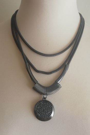 Saloos 3 layered Statement Necklace New With Tags