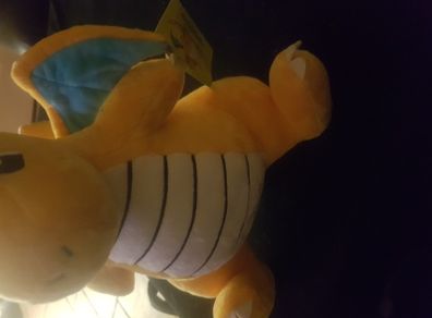 Dragonite Pokemon 25cm tag, holo sticker toy