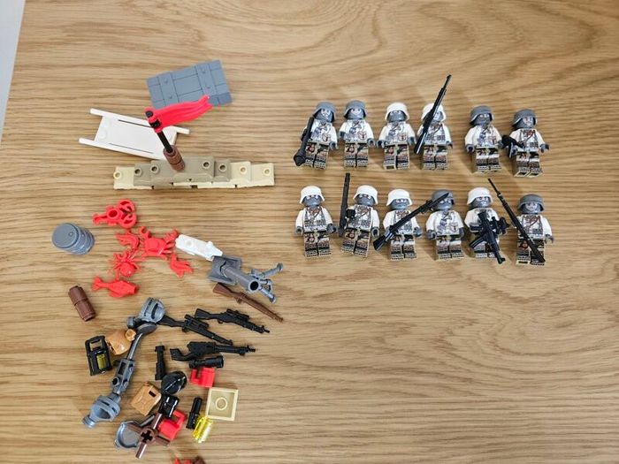 Lego Compatible WW2 German winter soilders New