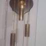 Beautiful Old Hermle Wall Clock Pendulum with 3 Brass Weights Clock in Working Condition Image 3