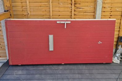 Wooden front door