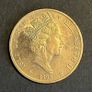 1995 Isle of Man GB5 Pound Coin Winston Churchill - End of WWII 50th Anniversary Image 2