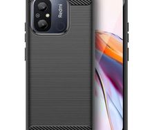 Shockproof Case For Xiaomi Redmi 12C Carbon Fibre Effect Back Cover
