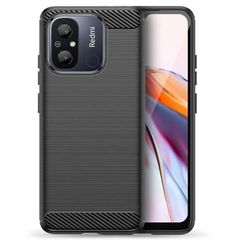 Shockproof Case For Xiaomi Redmi 12C Carbon Fibre Effect Back Cover