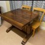 Beautiful antique extendable dining table Image 4