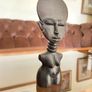 Vintage Petite Akan Akuaba Fertility Doll Ghana African Tribal Art Statue Image 4