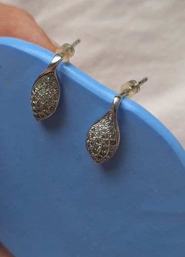 silver 925 stud earrings