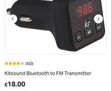 Bluetooth to FM transmitter