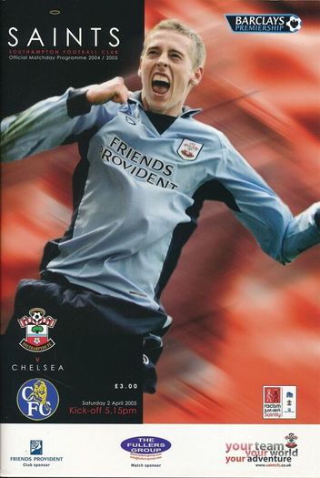 2005 Southampton v Chelsea Programme
