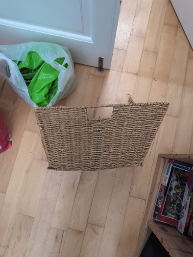 seagrass wicker basket