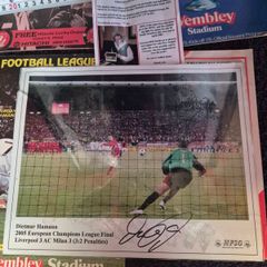 liverpool didi hamann 2005 Istanbul penalty signed photo