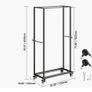 Heavy Duty Chair Trolley Holds Up to 66 Stacking Chairs Commercial Steel Storage Cart with Lockable Wheels Image 5