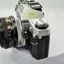 Canon AE-1 Silver/ Chrome 35mm SLR Film Camera with fast Canon FD 50mm f1. 8 FDn, Recently FULLY SERVICED and in Good Condition. Image 4