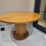 Solid Oak Dining Table Image 3