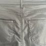 Faux Leather JET BLACK Ladies Slender Ankle Grazer Trousers.  H&M Size 12. Slight Stretch. Dressy With A Satin/sheen Finish. Immaculate Off The Rail Condition. Image 3