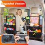 UPGRADED Car Seat Organiser for up to 11-inch Tablet Holder, 8 Pockets, Kids Toy Storage, Water Proof Back Seat Protector for Kids Image 2